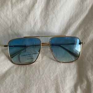 Carolina Lemke Cyrus Blue Lens Sunglasses